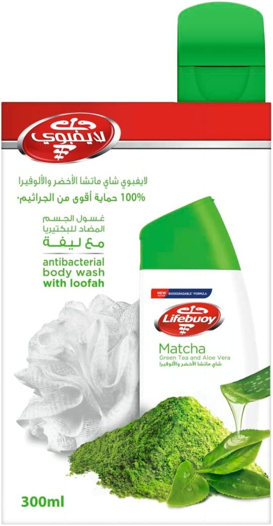 Lifebuoy Shower Gel Matcha 300ml With Kit5