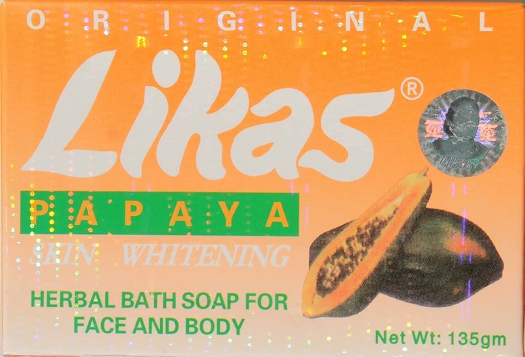 Likas Papaya Skin Whitening Herbal Soap (original) - 4.76oz2