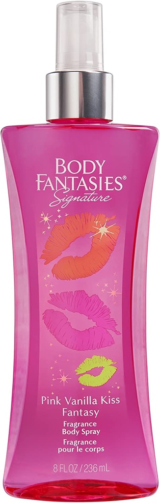 Body Fantasies Signature Fragrance Body Spray - Pink Vanilla Kiss 236ml