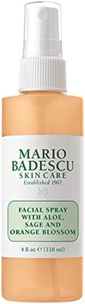 Mario Badescu Facial Spray With Aloe Sage And Orange Blossom For Women 118ml