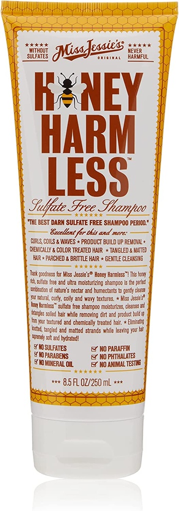 Honey Harm Less By Miss Jessies - 8.5 Oz Shampoo White