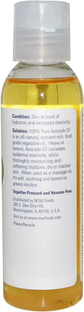 Now Avocado Oil Pure 118ml