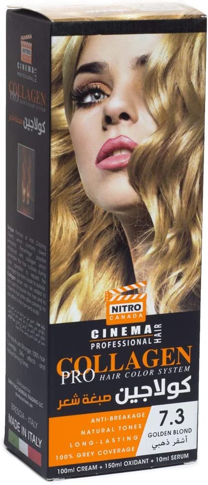 Nitro Canada Collagen Pro Hair Color 7.3 Golden Blond