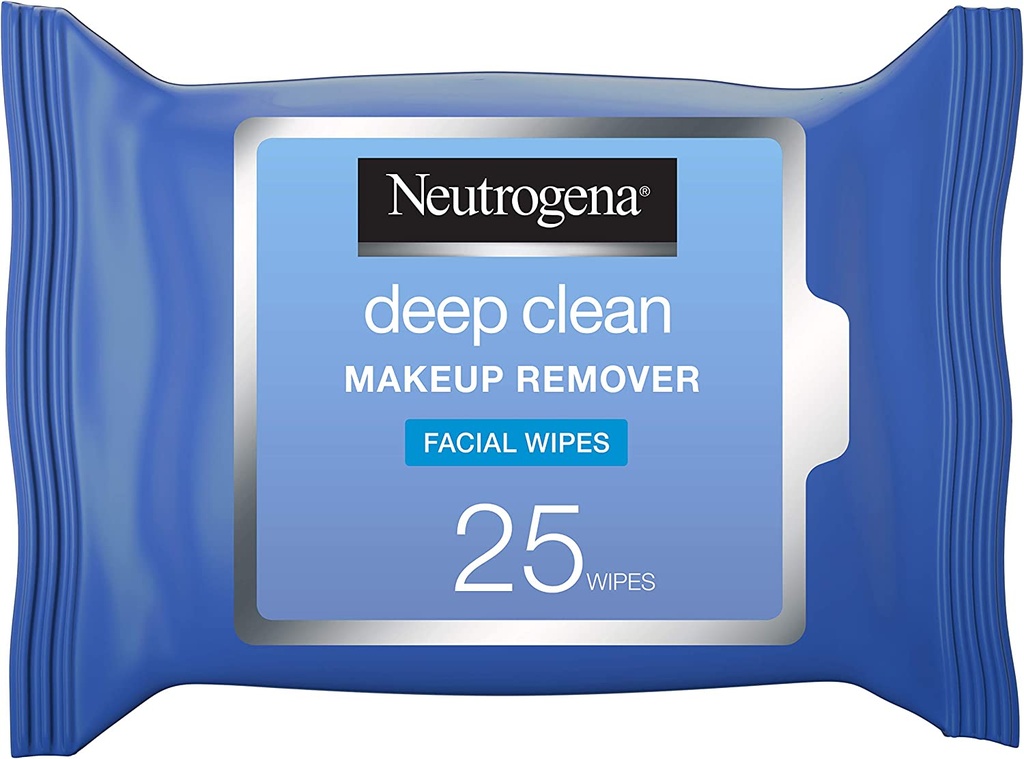 Neutrogena Makeup Remover Face Wipes Deep Clean Pack Of 25 Wipes