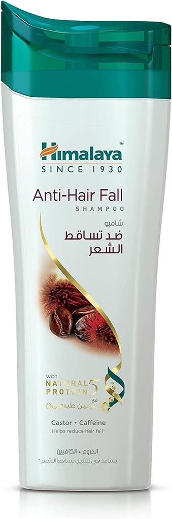 Himalaya Anti Hair Fall Shampoo - 400ml With Castor And Caffeine Actives1