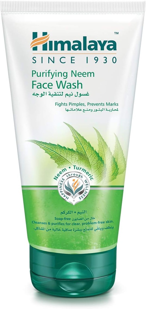 HIMALAYA HERBALS PURIFYING NEEM FACE WASH 150ML