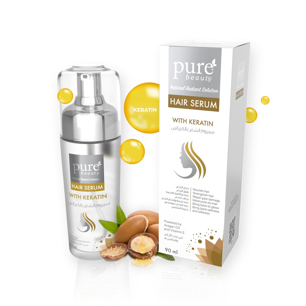 Purebeauty Hair Serum With Keratin