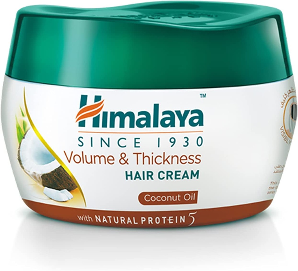 Himalaya Volume & Thickness Hair Cream Nourishes Flat & Limp Hair | Making Visibly Thick & Bouncy -210ml