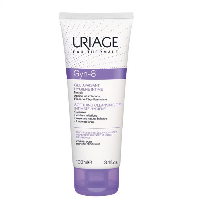 Uriage Gyn 8 Soothing Cleansing Gel Intimate Hygiene For Moisturiser 100ml