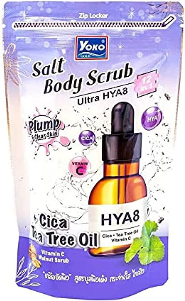 Yoko Glod Salt Body Scrub Ultra Hya8 350g.