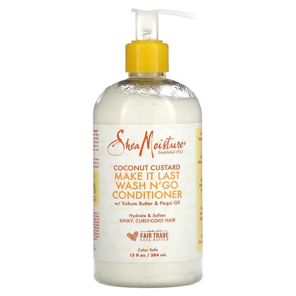 Sheamoisture’s Coconut Custard Make It Last Wash N’ Go Conditioner,384 ml