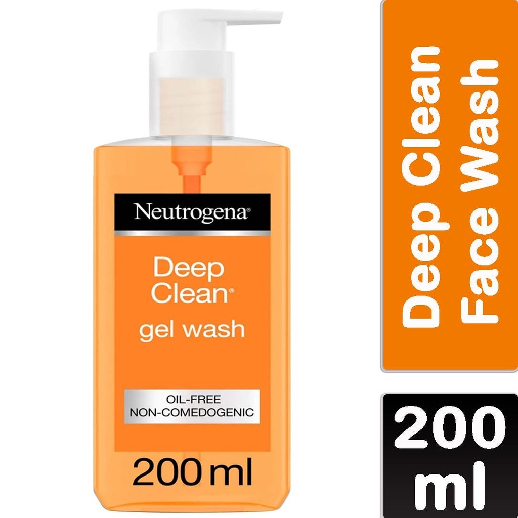 Neutrogena Face Wash Deep Clean Gel 200ml