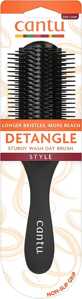 Cantu Detangle Sturdy Wash Day Brush Black