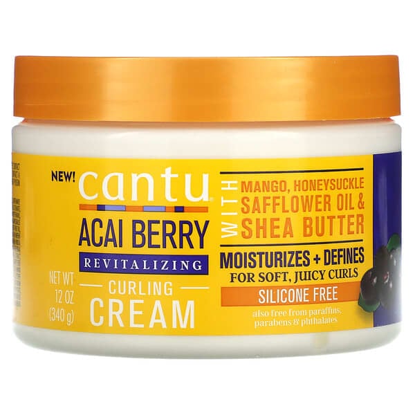 Cantu Acai Berry Curling Cream Revitalizing 12 Ounce (pack Of 3)9