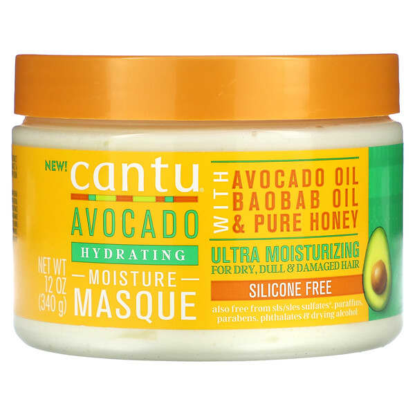 Cantu Avocado Hydrating Hair Masque 12 Oz (340 G)3