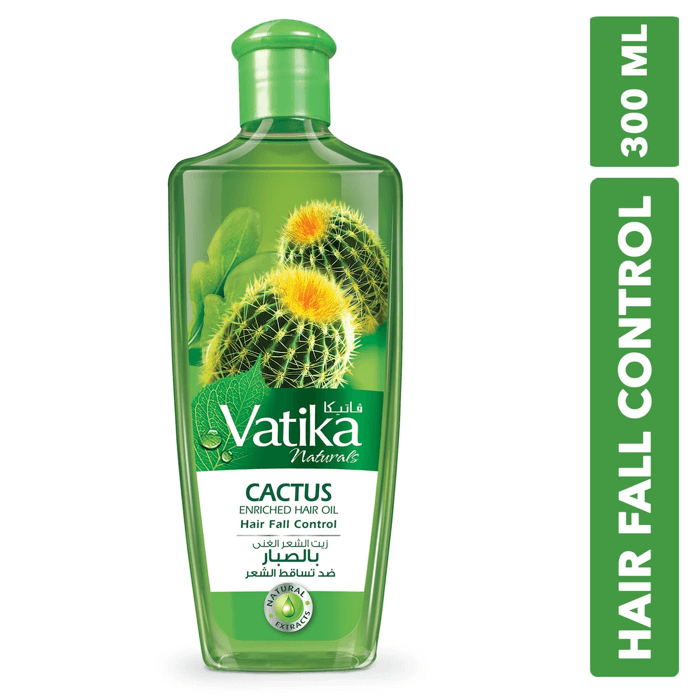 Vatika Naturals Cactus Enriched Hair Oil For Anti-breakage - 300 ml