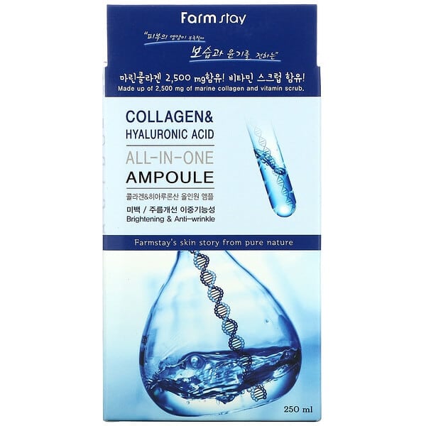 Farm Stay Collagen And Hyaluronic Acid All In One Ampoule 250 Ml