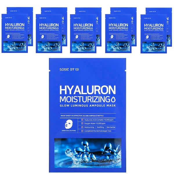 Some By Mi Hyaluron Moisturizing Glow Luminous Ampoule Mask 25g