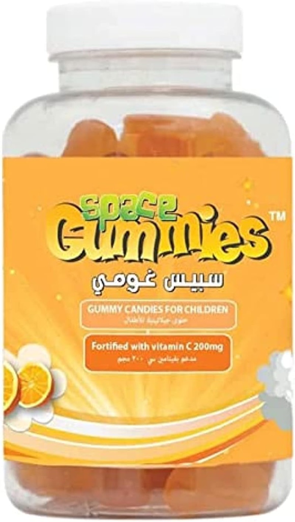 سبيس غومي حلوى مكمل غذائي للاطفال 60 فيتامين سي