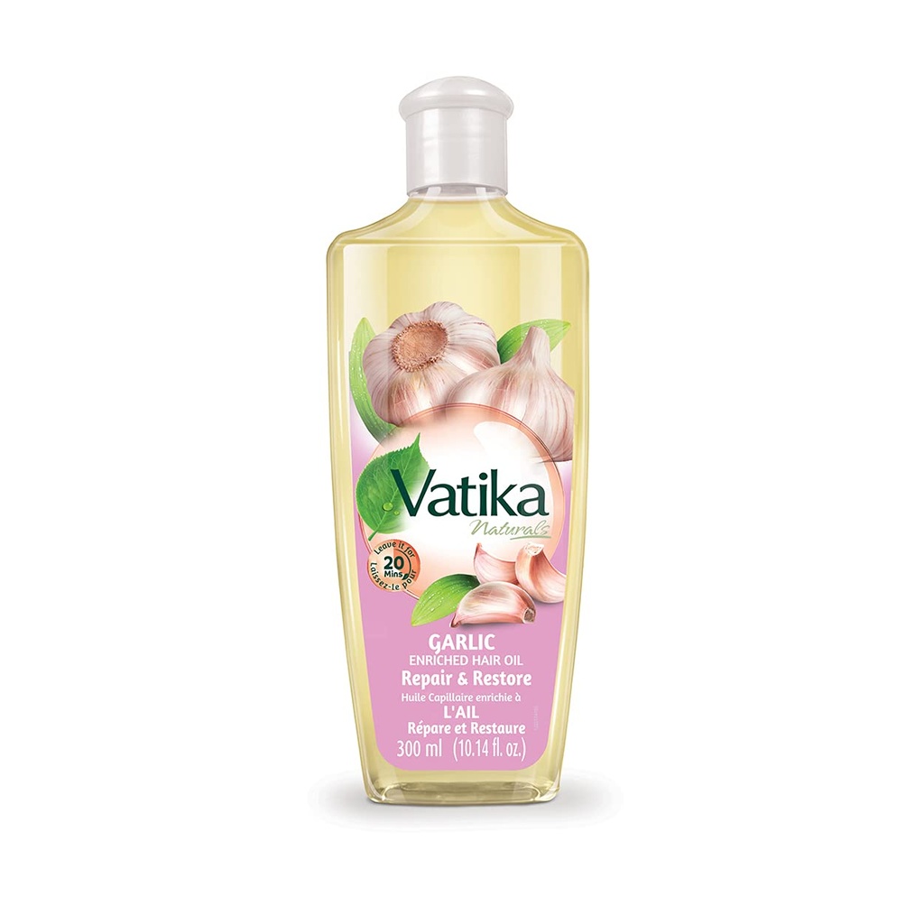 Vatika Naturals Enriched Hair Oil Promotes Natural Growth Of Hair Garlic 200 ml