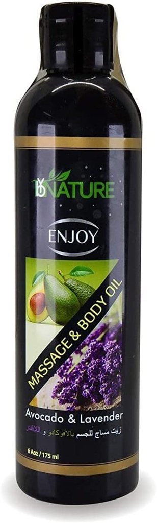 Enjoy Massage And Body Oil 175ml Avocado And Lavender