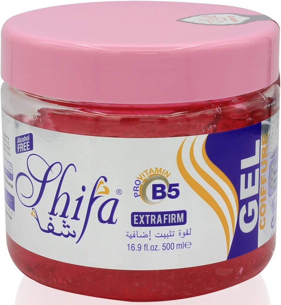 Shifa Extra Firm Hair Gel Alcohol Free 500 Ml
