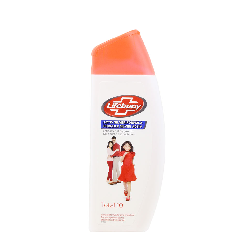 Lifebuoy Active Silver Formula Antibacterial Body Wash 300ml"indian origin"