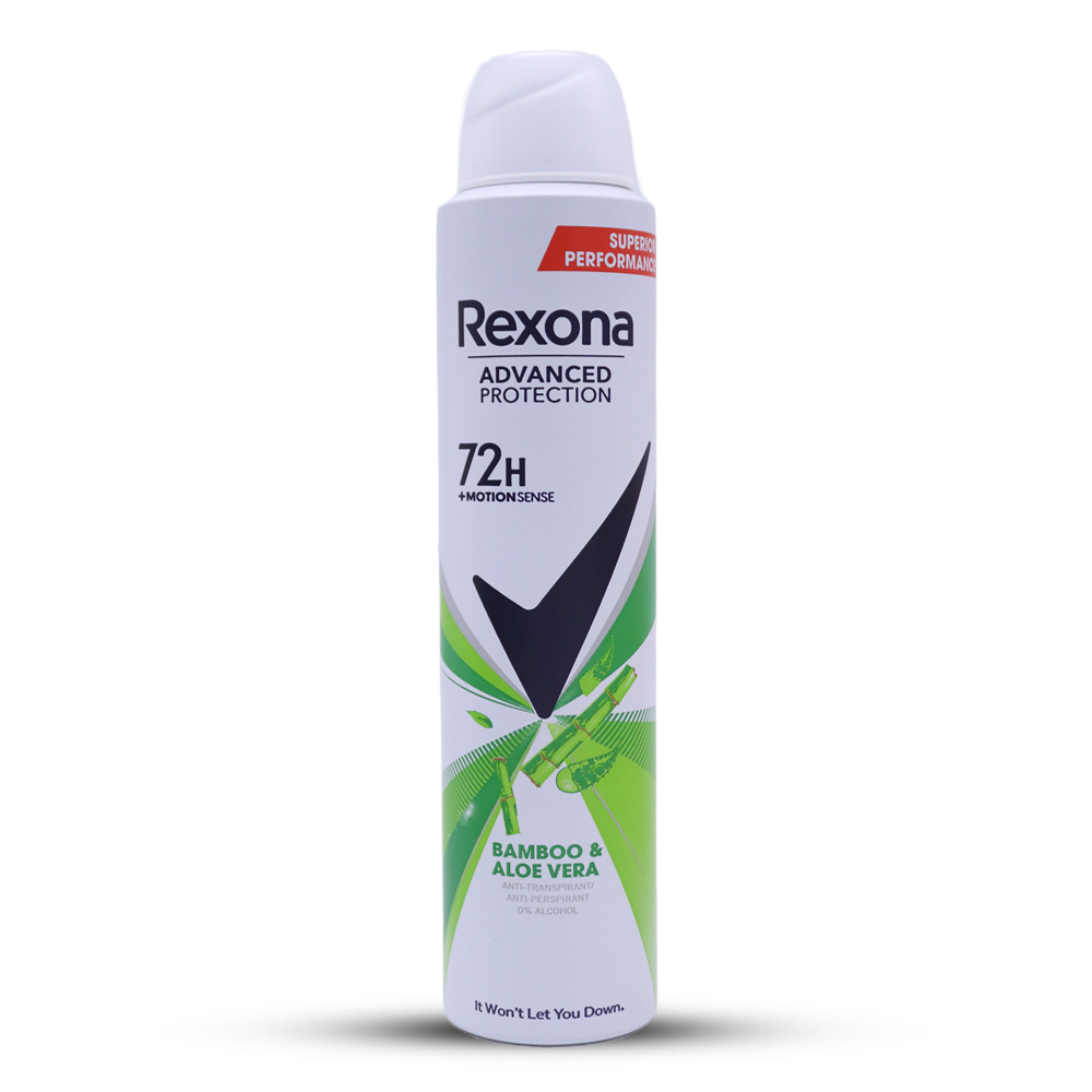 Rexona Advanced Protection 72h 0% Alcohol Bamboo & Aloe Anti-transparent 200 Ml1