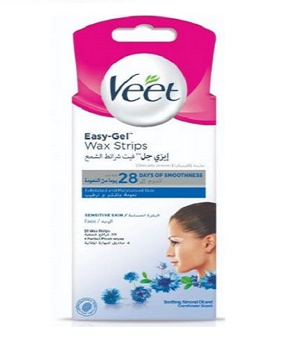 Veet Face Wax Strips 20s