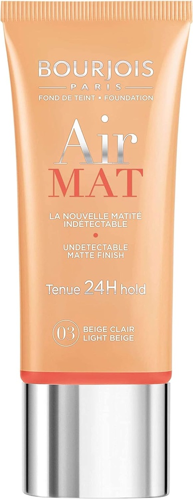 Bourjois Air Mat 24h Foundation 03 Light Beige 30 Ml- 1.0 Fl Oz