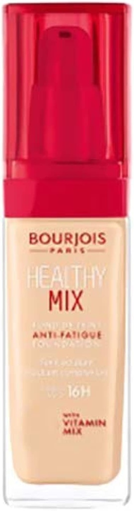 Bourjois Healthy Mix Anti-fatigue Foundation. 51 Light Vanilla, 30 Ml - 1.0 Fl Oz