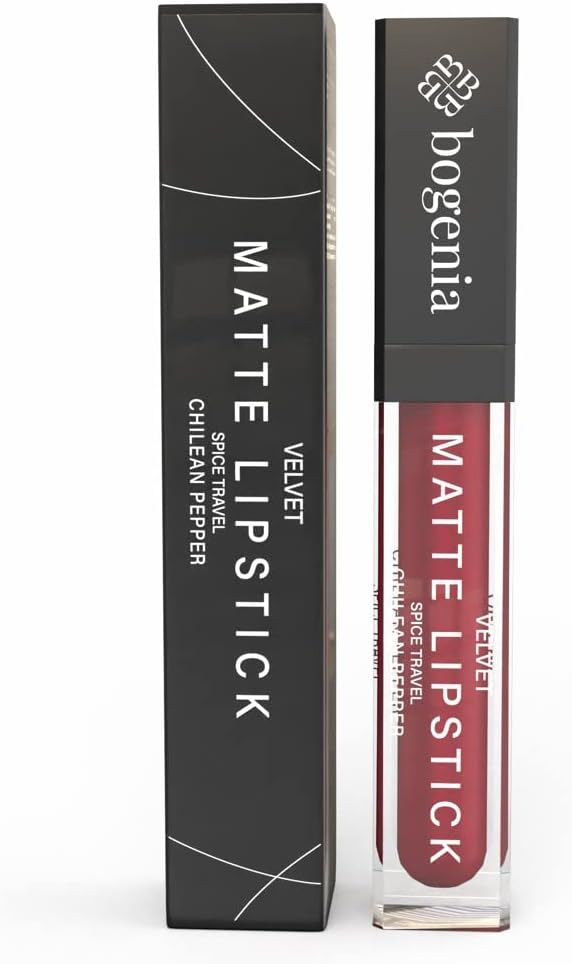 Bogenia Matte Lipstick Velvet Chilean Pepper Bg720.012