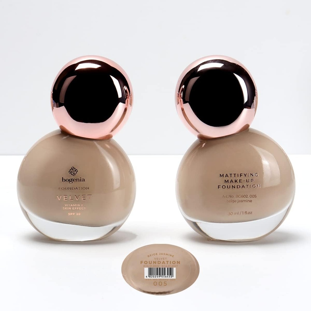 Bogenia Foundation Velvet Beige Jasmine Bg602.005