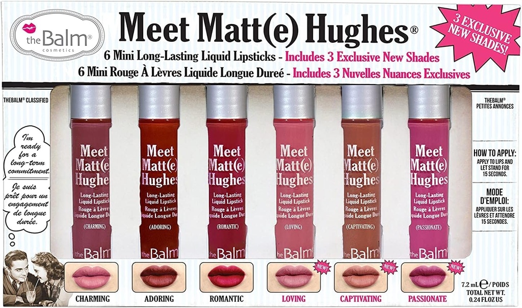 theBalm Meet Matte Hughes Liquid Lipstick Set