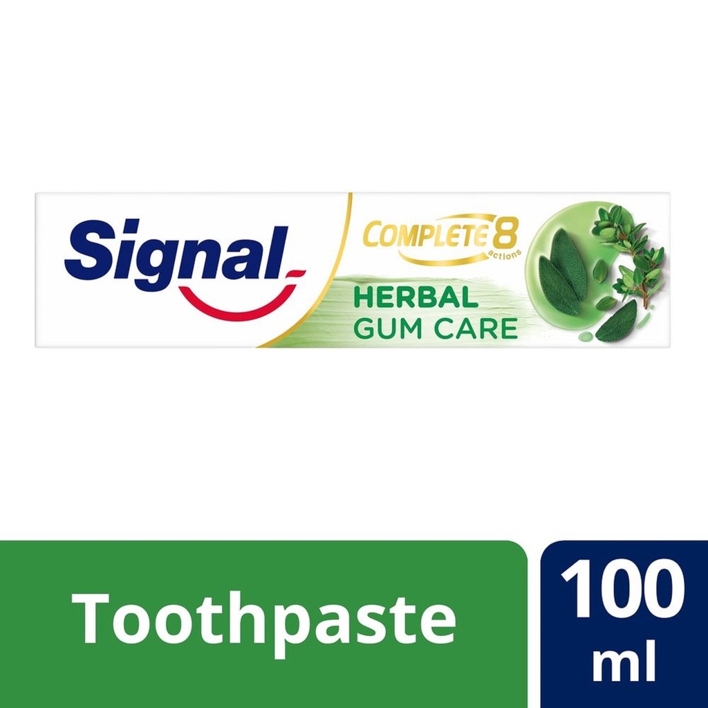 سيجنال معجون اسنان 100 مل المتكامل 8 اعشاب طبيعي