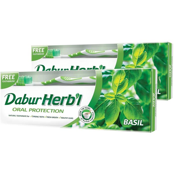 Dabur Herbal Natural Toothpaste For Oral Protection Dental Care Kit