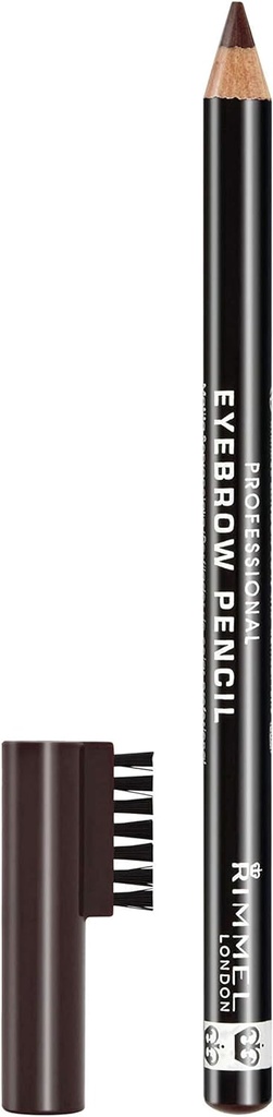 Rimmel London Eyebrow Pencil, 1.4gm, 001 Dark Brown