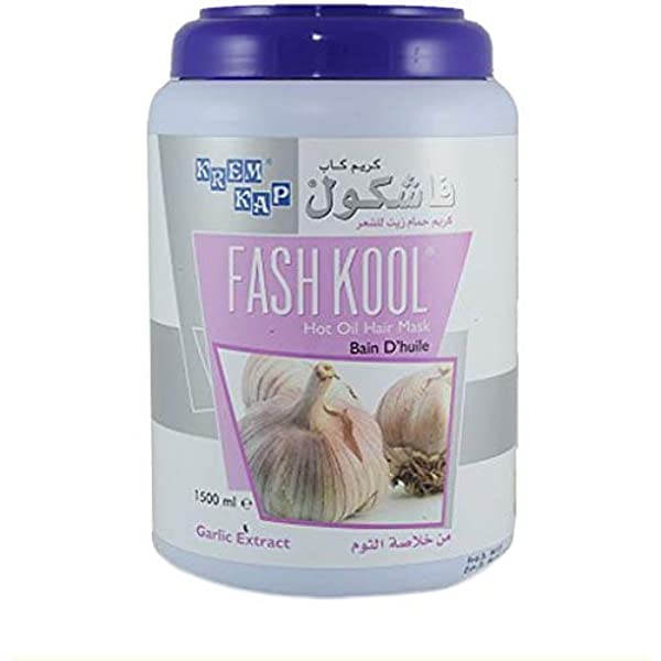 Krem Kap Fash Kool Hot Oil Hair Mask Garlic Extract 1500ml