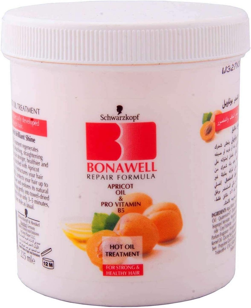 Bonawell Oil Treatment Apricot Oil And Pro Vitamin B5 225ml