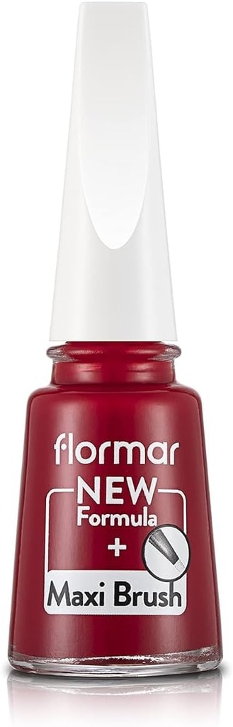 Flormar F/m Classic Nail Enamel With New Improved Formula & Thicker Brush 321 Red Flag