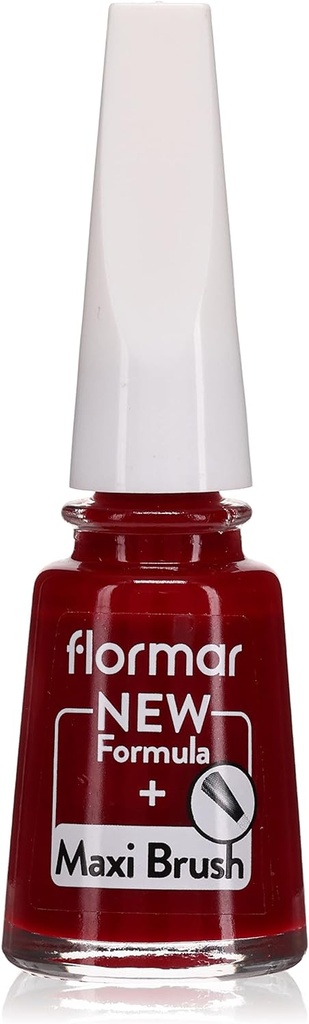 F/m Classic Nail Enamel With New Improved Formula & Thicker Brush - 406 Dark Red