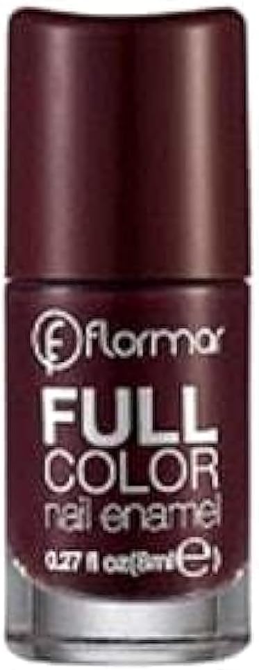 Flormar Full Color Nail Enamel, Fc40 Royal Maroon, 8 Ml