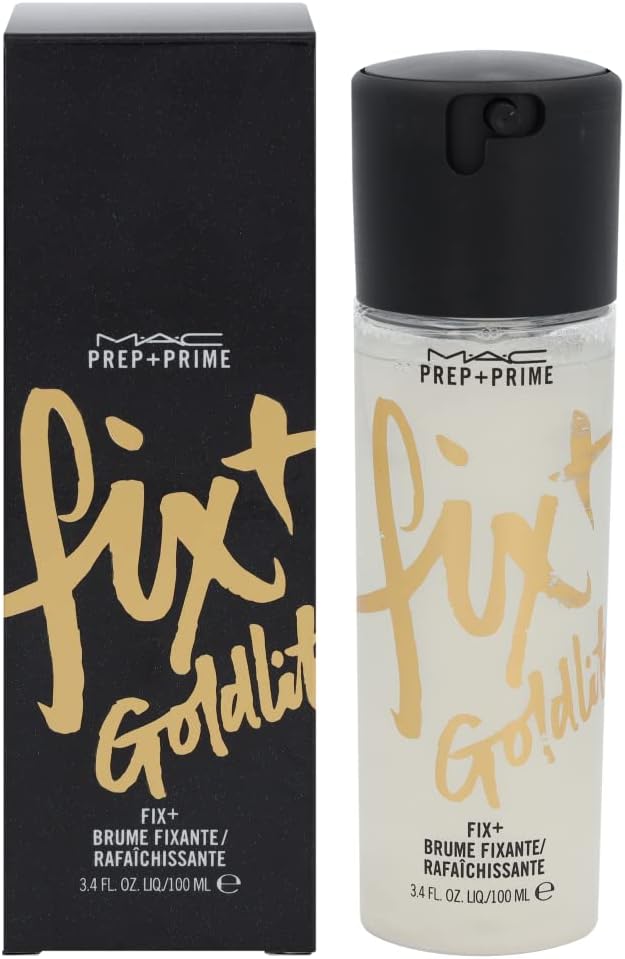 MAC Cosmetics/PREP + Prime FIX + (Shimmer) GOLDLITE 3.4 OZ (100 ML)