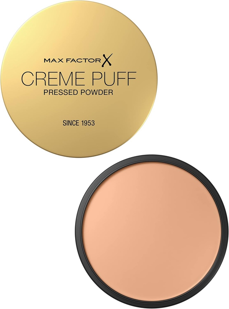 Max Factor Crème Puff Pressed Powder, 81 Truly Fair, 14g