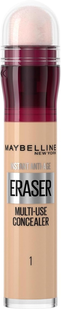 Maybelline New York, Instant Age Rewind Eraser Dark Circles Light 120, Yellow, 0.2 Oz., Yau03340