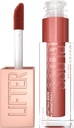 Maybelline New York Lifter Gloss High Shine Lip Gloss With Hyaluronic Acid, Bronzed, 16 Rust