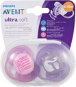 Philips Avent Soft Soother, 6-18 Months Girl Mix Deco