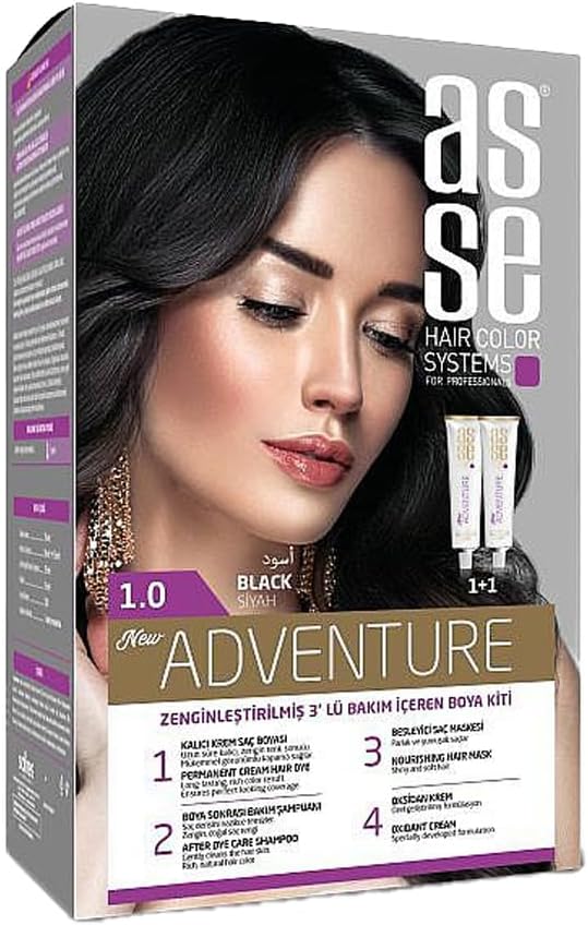 Asse Hair Dye No:1.0 BLACK