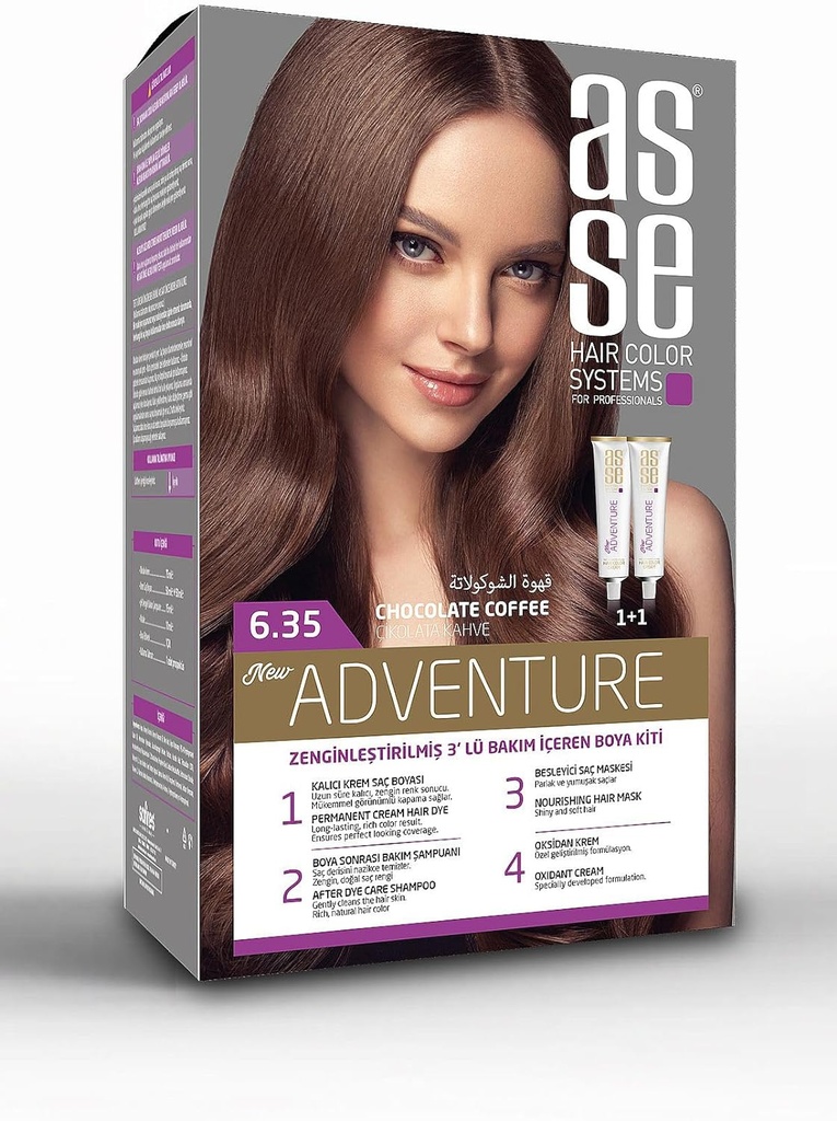 ASSE Hair Color 6.35 Chocolate Coffe