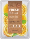 Tonymoly Fresh To Go Yuja Mask Sheet, 25g